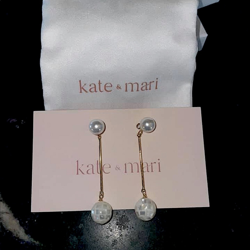 Kate and Mari Bridal earrings